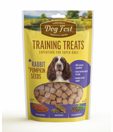 Dog Fest Training Treats Rabbit & Pumpkin Seeds 90g